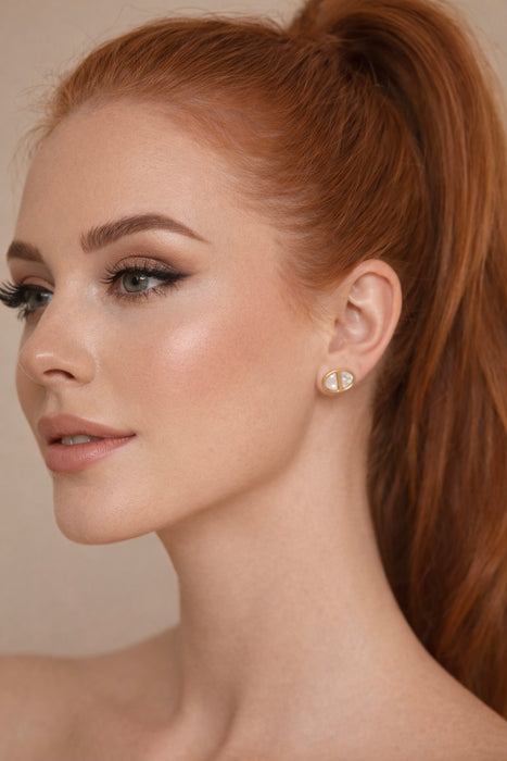 Boucle d’oreille Épure Ovale