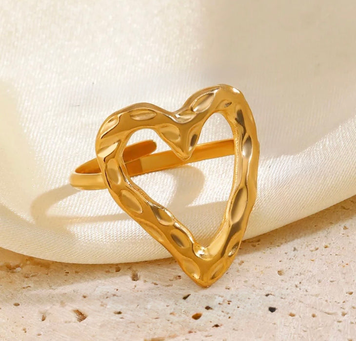 Bague cœur éternel