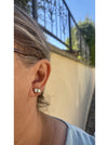 Boucles d'Oreilles Éclat Ovale — boucles d'oreilles femme en acier inoxydable MACA