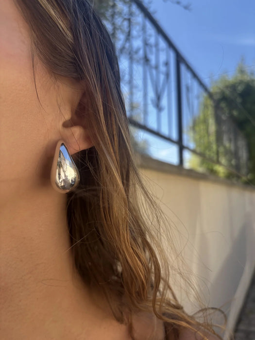 Boucles d'Oreilles Goutte Miroir — boucles d'oreilles femme en acier inoxydable MACA