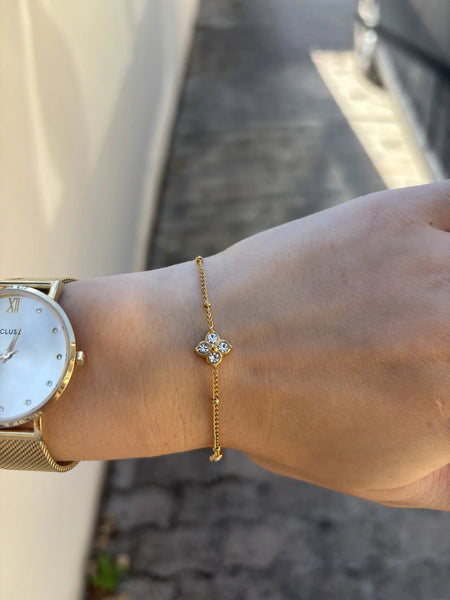 Bracelet Trèfle Éclat — bracelet femme en acier inoxydable MACA