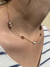 Collier Éclat Ovale — collier femme en acier inoxydable MACA