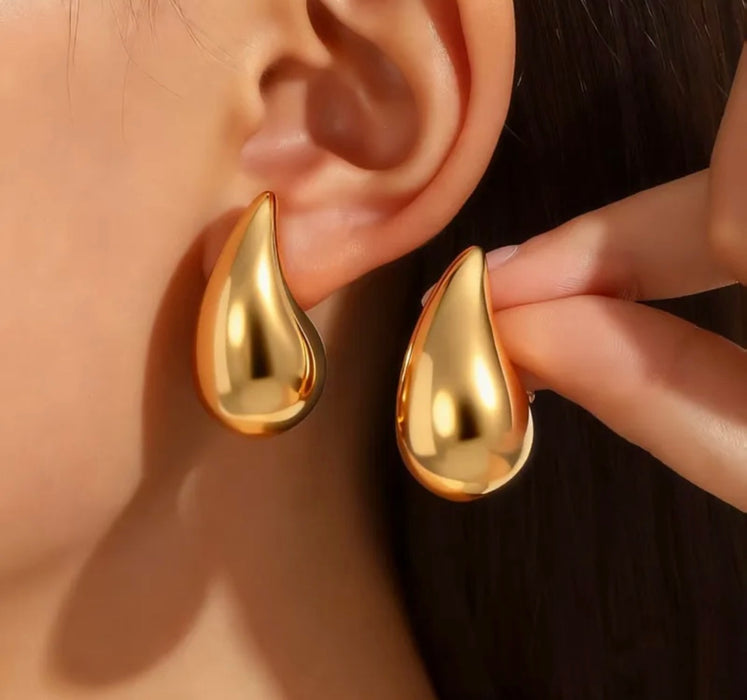 Boucle d’oreille Goutte Dorée