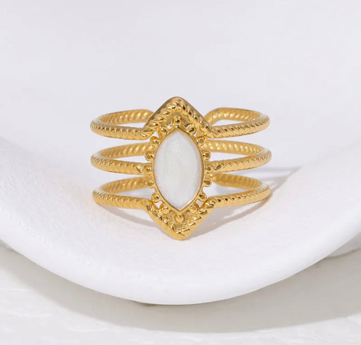 Bague Éclat Navette