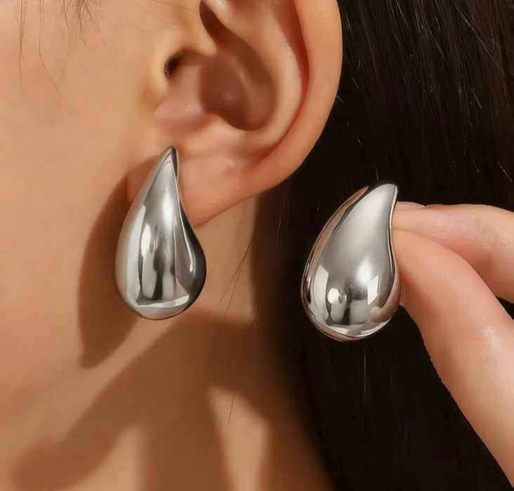 Boucle d’oreille Goutte Miroir