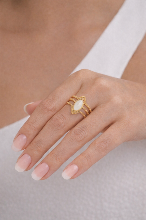 Bague Éclat Navette